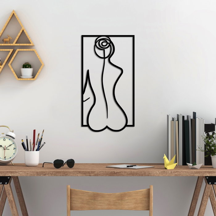 Wallity Rose Silhouette - M Negro